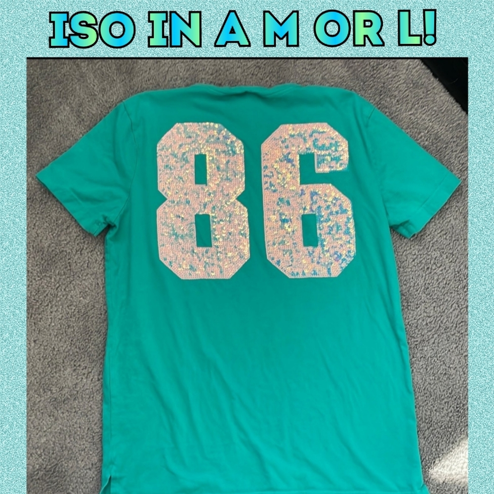 PINK Victoria's Secret Short Sleeve Bling Tee (ISO)